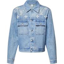 LOUIS VUITTON Denim Trucker Jacket 1AGING 52 mėlyna
