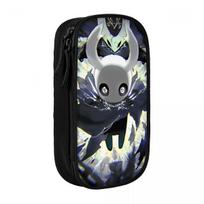 Fashion Hollow Knight Pencil Cases Indie Action Adventure Pencilcases Pen Kids Big Capacity Bag Office Gift Stationery 21x10.5x5cm gray