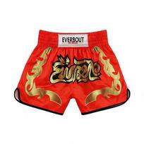 MMA Boxing Shorts Men Women Kids Training Fight Gym Combat Sports Short Pants With Mesh Ventilation XS raudona