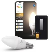 Philips Hue LED candle bulb, B39, E14, warm white, 1 pc (929004295901)
