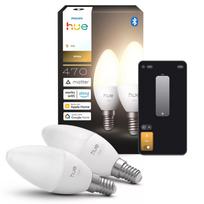 Philips Hue LED candle bulb, B39, E14, warm white, 2 pcs (929004295902)