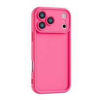 Original Liquid Silicone Phone Case For iPhone 17 Pro Max 17 Air Lens Protection Shockproof Soft Cover For iPhone17 Pro Max Air For iPhone 17Pro Max pink