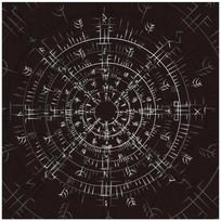 Astrology Tarots Table Altar Cloth Metaphysical Board Game Mat Pendulum Divinations Altar Tablecloth Board Game Card Pad 75x75cm gray
