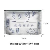 Aluminum Foil Zip Lock Airtight Freezer and Portioning Bags white