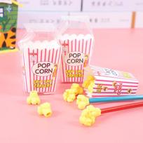 Creative Cartoon Popcorn Erasers for Students - Boxed Stationery Gifts for Kids Clearance Price geltona