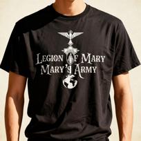New folderNEW LIMITED Legion Of Mary Mary039s Army Our Lady Catholic TShirt Unisex T-Shirt M black