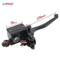 22mm Motorcycle Brake Pump Front Master Cylinder Hydraulic Brake Lever Dirt Pit Bike ATV Quad Moped Buggy Go Kart 1Pcs Right black