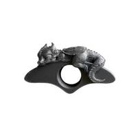 3D Printed Sleeping Dragon Book Clip Reading Ring Page Holder Creative Finger Bookmark pilka