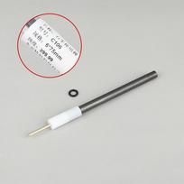 3/4/5/6 mm elektrodo tyrimo strypas elektrolizė didelio grynumo elektrolizė anodas anglies strypas 6x75mm