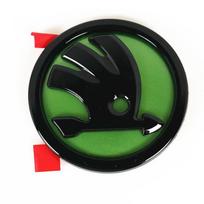 80mm/90mm Emblem Car Front Hood Badge Rear Trunk Sticker For Skoda Fabia 2 3 Karoq Kodiaq Octavia 3 Superb 2 3 Combi Yet nlvg96 90mm green