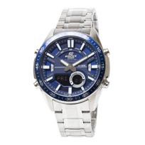 EDIFICE CASIO Chronograph Calendar Blue Analog Digital Business Watch Sports Watch Full Metal Stainless Steel Waterproof Stopwatch EFV-C100D-2A . gray
