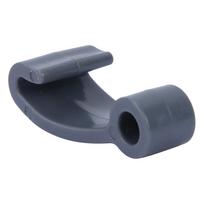 1 pcs Durable Plastic Hook for Fixing Tarpaulin Boat Kayak Rubber Boat Inflatable Boat Light Gray gray