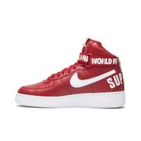 Nike Supreme x Air Force 1 High SP Red 698696-610 Men's Style EU 46 balta
