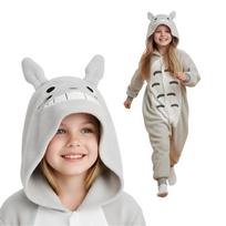 Pajama Onesie Kigurumi Costume Disguise Totoro Children 115 - 125Cm white