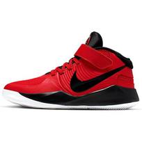 Nike Team Hustle D 9 FlyEase Kids' Basketball Shoes Unisex BV2952-600 38.5 red
