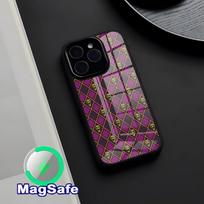 J-JoJos Bizarre Adventure Phone Case Magnetic Glass Case For IPhone 17 Pro Max 16 15 14 13 11 Pro Max Plus Phone Case iPhone 12 Pro Max black