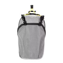 Durable Ripstop Nylon Water Bottle Pouch With Phone Pocket For Outdoor Hiking Camping Daily Commute gray