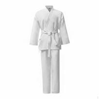 Training uniformResistant Karate Uniform Comfortable Sized Fighting Arts Suit for Adults, Women, 100 Striped white