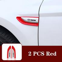 2 vnt. Automobilio sparno šoninės bagažinės emblemos lipdukas Išorės lipdukai Mazda M3 M6 MP Skyactiv Axela Atenza Biante BT-50 CX-30 priedams white