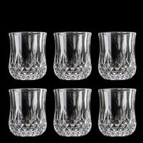 6pcs Creative Whisky Glasses Thick Crystal Wine Brandy Cup Transparent Scotch Drinking Glasses for Bar Accessories Mini Mug 50ml gray