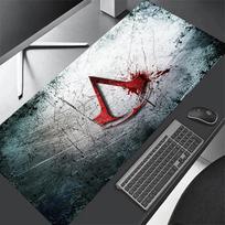 Assassin s Creed Mouse Pad Cartoon Lockedge Large Gaming Pad Computer Gamer Keyboard Mat Desk Mousepad PC Desk Pads 30cmx60cm(11.8x23.6inch) white