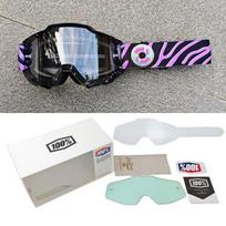 Unisex Outdoor Cycling Goggles Mountain Bike Motocross Trail Riding Windproof Sports Sunglasses With PC Lens Pack - Black Frame Clear Lens TTQ-C1T gray