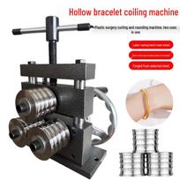 Trys viename apyrankės ir žiedo formavimo staklės juvelyrikos gamybai Gold Beating Tools gray