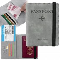 Paso piniginė su RFID apsauga, pilka
