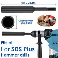 SDS Ground Rod Driver Bit for 5/8 Inch and 3/4 Inch Ground Rod Professional Ground Rod Driver Durable Hardened Earth Driving Rod