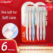 Colgate Ultra-Dense Wide Soft Toothbrush (6-Pack) white