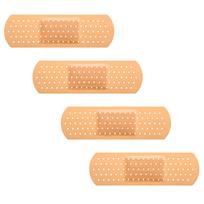 Car Band Aid Sticker 4Pcs Magnetic Car Dent Stickers Funny Decals Waterproof Car Dent Stickers Car Bumper Stickers 11.8 X 3.5 beige