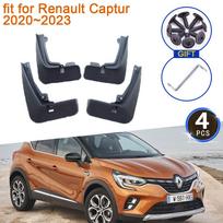 4vnt Renault Captur ~2023 Purvasargiai 2022 Apsaugos nuo purslų priekinių galinių ratų sparnų klasės purvasaugiai Priedai Automobilis