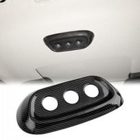Carbon Fiber For Dodge Durango 14-20 Rear Roof Air Condition AC Panel Cover Trim gray