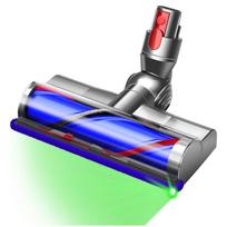 Galvutė turbina grindų antgalis dulkių siurblio priedai su dulkių aptikimu Dyson V7 V8 V10 V11 V15 Cyclone belaidžiams siurbliams dalys blue