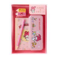 Sanrio My Melody Tool Box & Stationery Set 333085 – Official SANRIO School Supply Set (Pink) gray