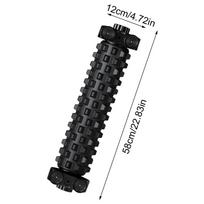 Massage Foam Roller Deep Back Stretching with Suction Cup Body Foam Roller with Holder for Home Studio Yoga Pilates Fitness juoda