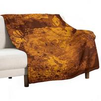 Age Dragon Map | Fantasy RPG Game Gamer | Warden Hero Inquisitor Gryphon Throw Blanket Luxury Blanket Luxury Throw Blanket 75cmx90cm orange