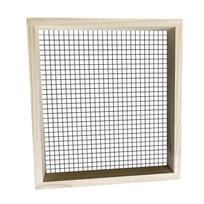 Garden Sieve Sifting Pan Portable Plant Soil Stone Sifter Garden Tools Gardening Soil Sifter Mesh for Plant Bonsai Stone Sifting beige