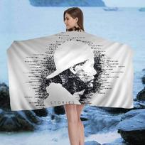 Dj A-Avicii Logo Beach Towel Colorful Bath Towels For Girl Microfiber Quick Dry Custom Sand Free Beach Yoga Spa Gym Pool Cotton 30x30cm white