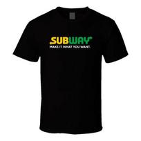 Camiseta Negra Make It What You Want De Subway S įvairiaspalvis