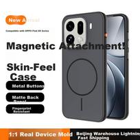 XYI Magnetic Charging Case for OPPO Find X9 Pro Full Coverage Shockproof Anti-Fingerprint Protective Cover Black