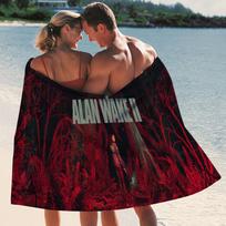 Game Alan Wake 2 Towel Quick Drying Beach Towels Are Suitable For Swimming Pools Camping Yoga And The Gym 130x80cm brown