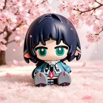 Anime Zenless Zone Zero Jane Doe 7CM PVC figūrėlės Modelis Figūrėlė Sėdimoji padėtis Modelis Stalo ekspozicija Stovinti paroda Kalėdinė dovana 7CM black