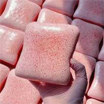 Duonos sviesto Squishy Ypač minkštas skrebučio lėtai keliantis Squishy streso kamuoliukai Fidget suspaudžiamas žaislas ADHD, vakarėlio dovanėlė, dovana, biuras, mokykla rožinė
