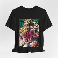 Dragon Ball Goku Graphic Tee, Anime Shirt, Unisex Anime Tee, Dragon Ball Fan L black