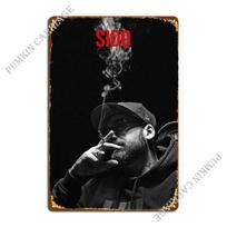 Sido Metalo Ženklas Rūdyta Sienų Dekoras Klubas Baras Sieninė Plokštelė Skardos Ženklas Plakatas 20x30cm（7.8x11.8inch） black