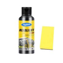 Car Headlight Repair Paste Lamp Polishing Function Stains Automotive Auto Repair Remove Parts Strong Glass Effect, C9J0 yellow