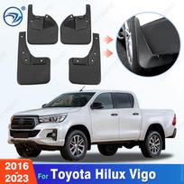 For Toyota Hilux Vigo 2016- 2017 2018     Fender Mudflaps Splash Guards Mudguards Mud Flaps car Accessories 2WD gray