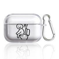 Cartoon Matchman Case For Airpods 2 1 Pro2 4 3 Pro3 Pro Clear Earphone Cases Cover Airpods Pro 2 white