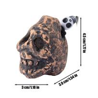 Aztec Death Whistle Loud SpookyHuman-like Screams Battle Whistle Authentic Human Prank Battle Whistle Camping Emergency Tools gray